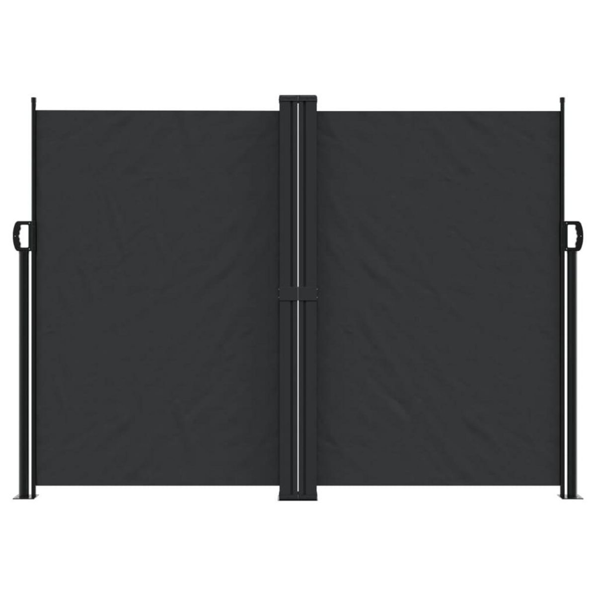 VIDAXL Auvent lateral retractable noir 180x1000 cm