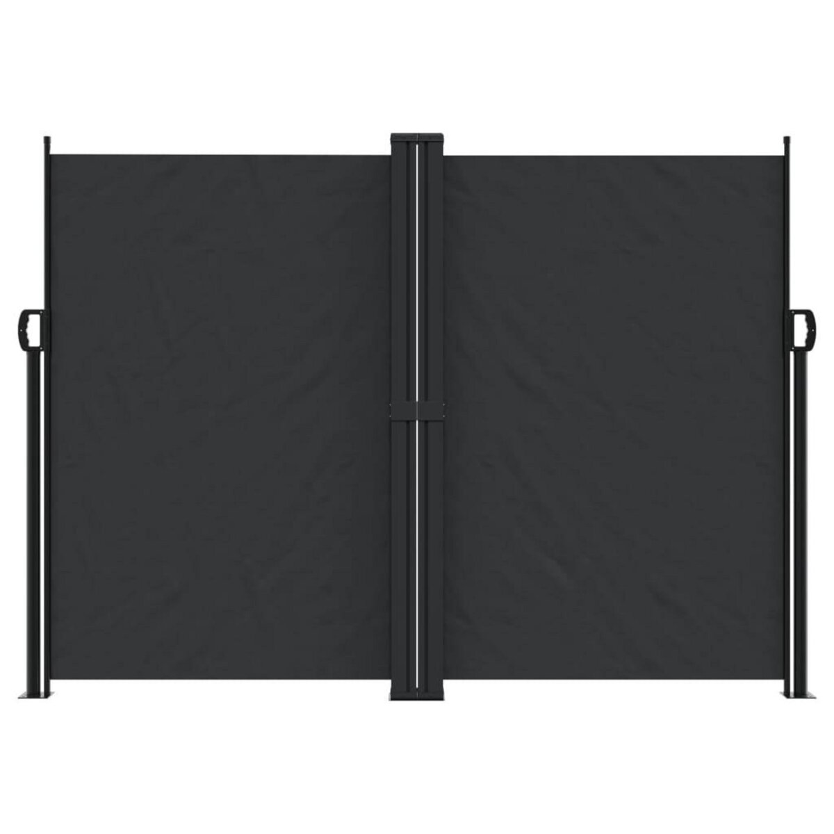 VIDAXL Auvent lateral retractable noir 180x1000 cm