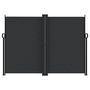 Voir la diapositive 3 : VIDAXL Auvent lateral retractable noir 180x1000 cm