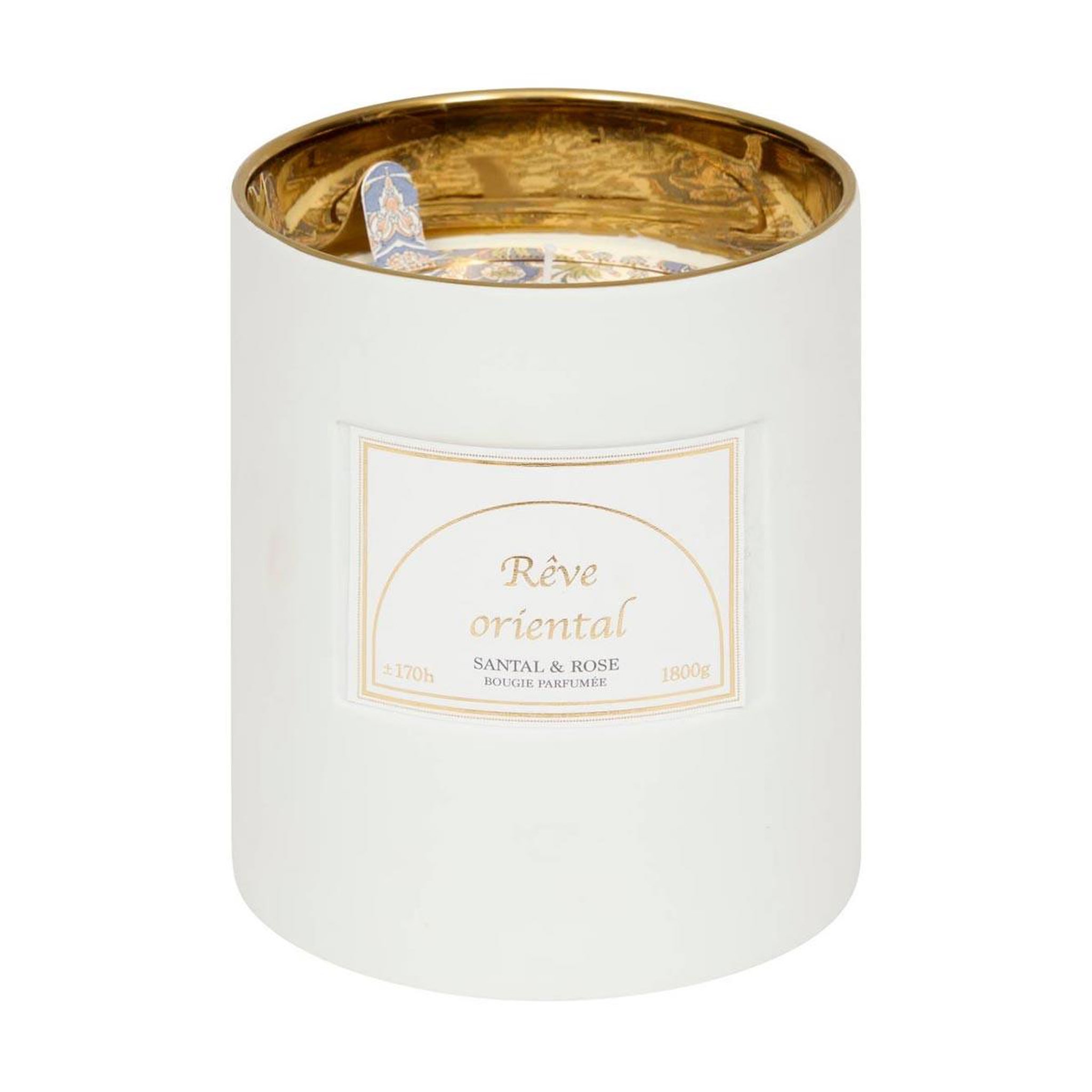 ATMOSPHERA Bougie parfumée en céramique  lucia  1800g santal & rose