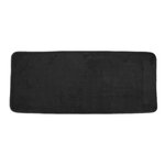 Paris Prix Tapis de Bain Microfibre  Vitamine  50x120cm Noir