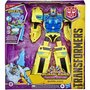HASBRO Transformers Bumblebee Cyberverse Adventures - Robot électronique Officer Bumblebee 25 cm - Jouet transformable 2 en 1