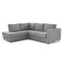 Voir la diapositive 4 : LISA DESIGN Jake - canapé déhoussable d'angle gauche 5 places en velours texturé