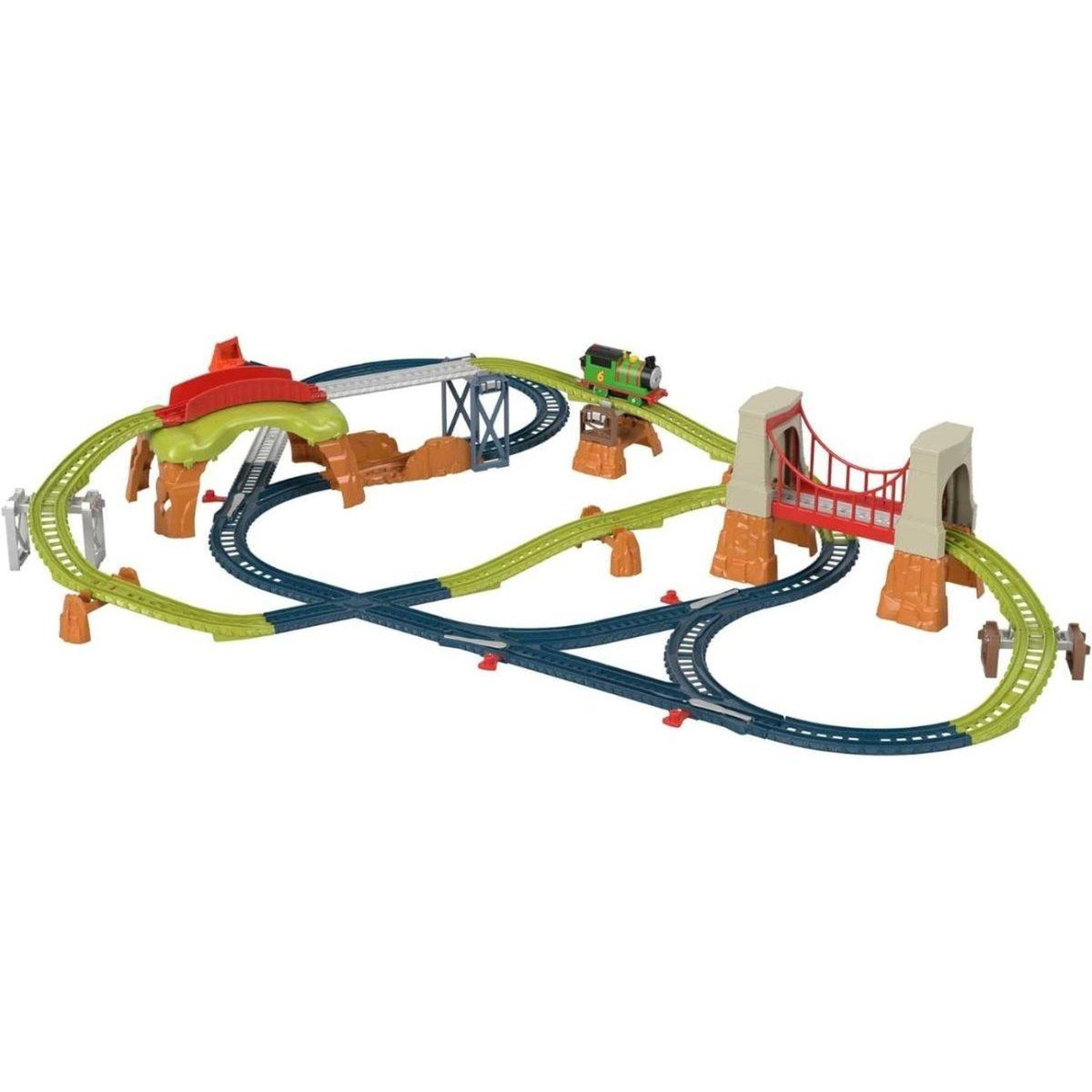 Voir la diapositive 2 : FISHER PRICE Circuit fisher-price hhn26 thomas et ses amis - coffret de rails 6 en 1