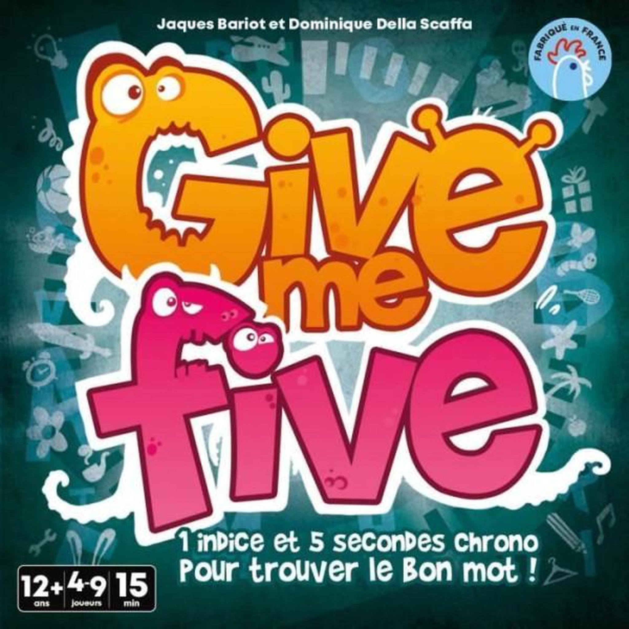 Voir la diapositive 2 : Asmodee Give me five - asmodee - jeux de communication en équipe - des 12 ans