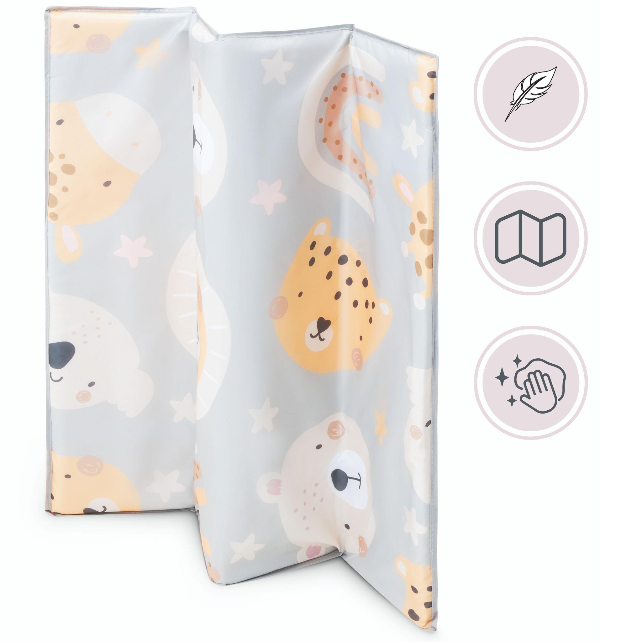 Voir la diapositive 3 : MOBY SYSTEM Parc Bébé Pliable Moby-System Teddy Bear avec Matelas et Sac de Transport, de 0 à 36 Mois