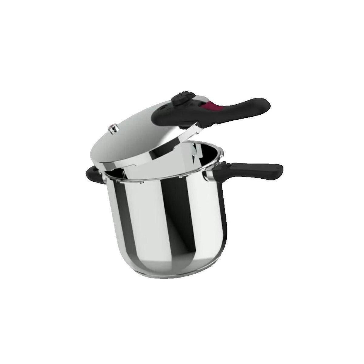 The cocotte Autocuiseur Taurus Moments Rapid inox 6 litres