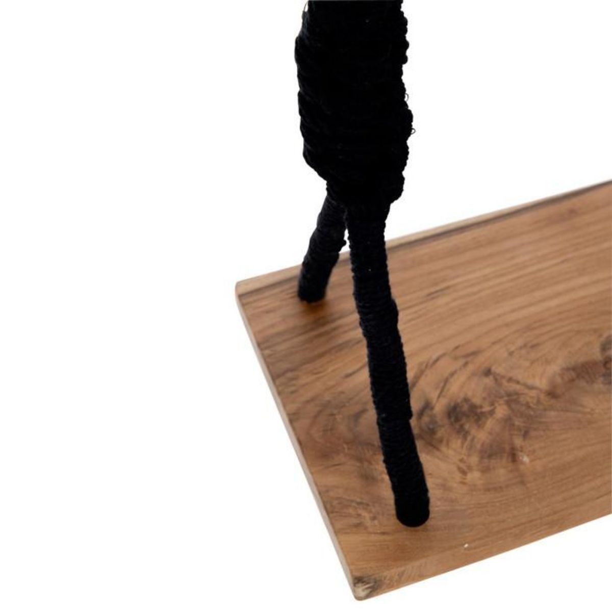 Paris Prix Balançoire Déco en Bois  Albasia  220cm Noir