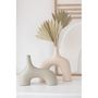 Voir la diapositive 3 : Paris Prix Vase Design en Aluminium  Zihao  25cm Ivoire