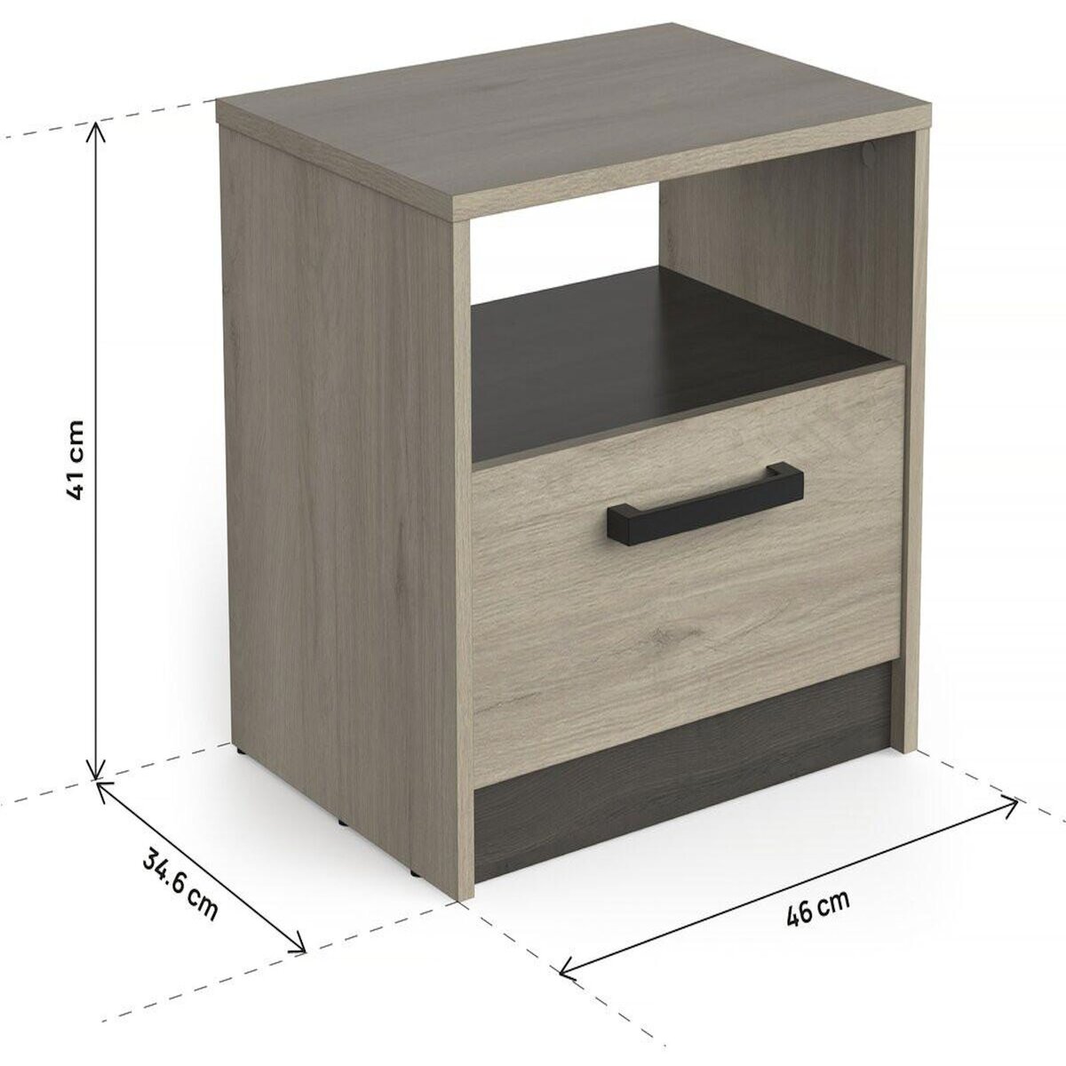 Habitat et Jardin Table de chevet  Watson  - Marron