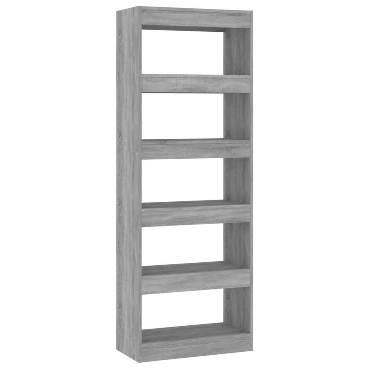 VIDAXL Bibliotheque/Separateur de piece Sonoma gris Bois d'ingenierie