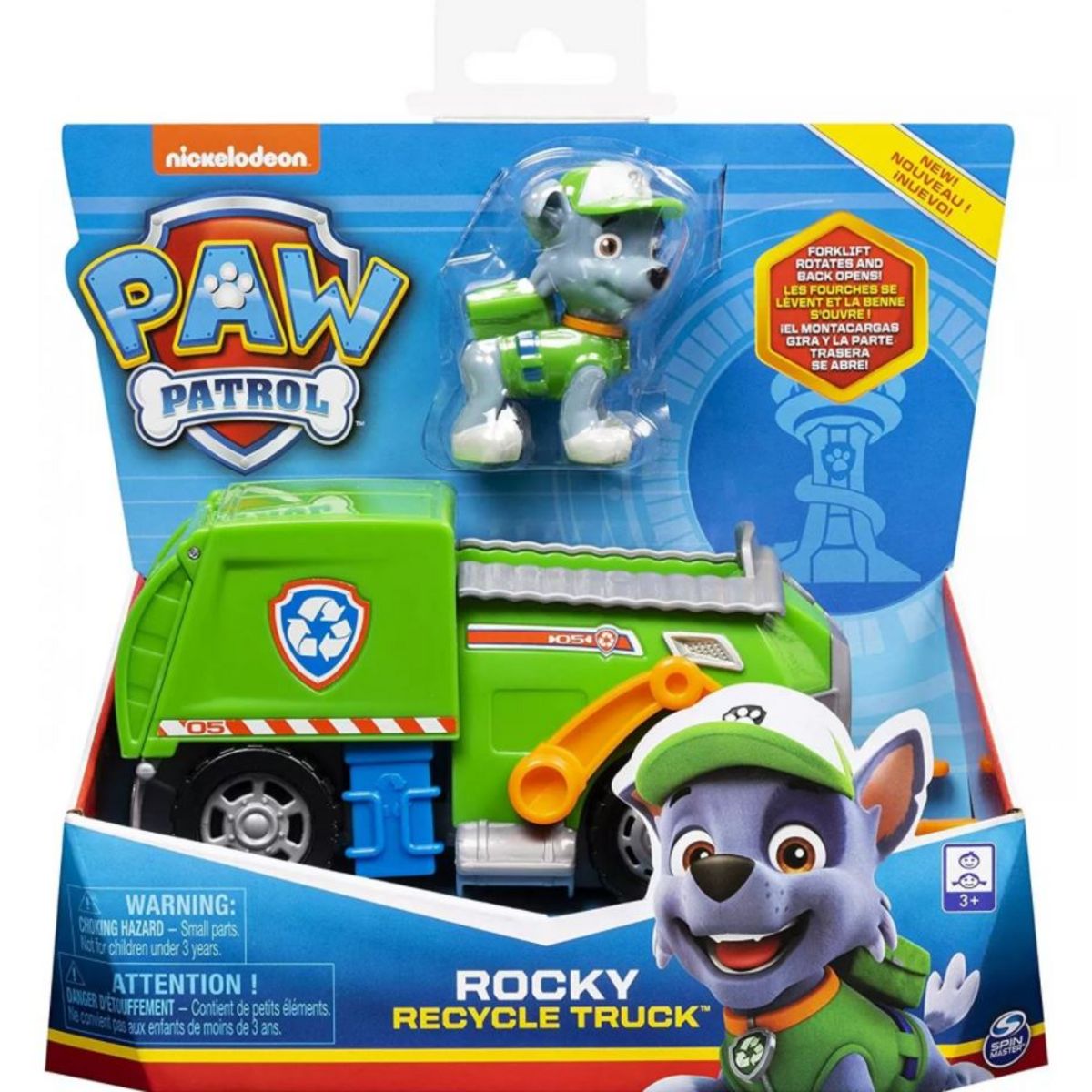 SPIN MASTER Figurine et véhicule Rocky - Pat Patrouille