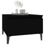 Voir la diapositive 4 : VIDAXL Table d'appoint Noir 50x46x35 cm Bois d'ingenierie