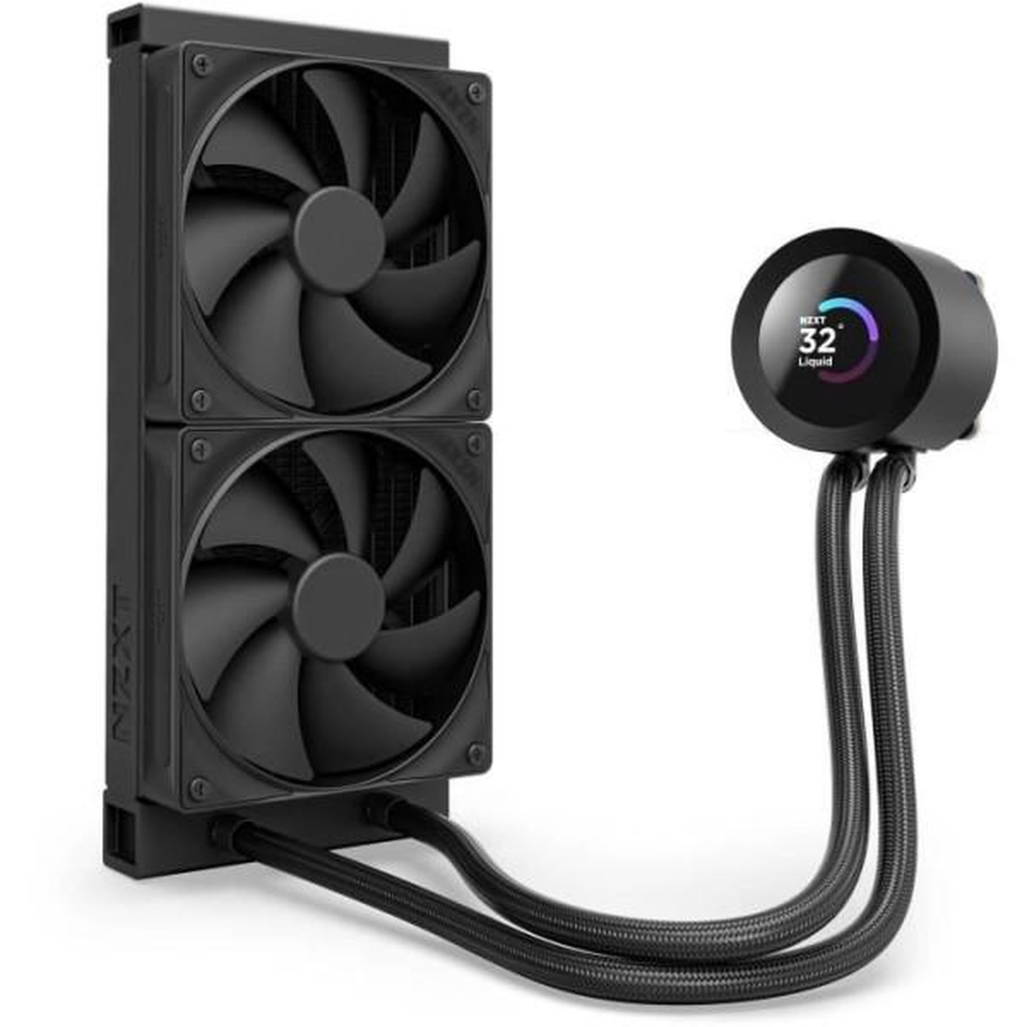 Voir la diapositive 3 : NZXT Watercooling - NZXT - Kraken Plus 240 - Écran LCD 1.54 personnalisable - Noir - Performance améliorée