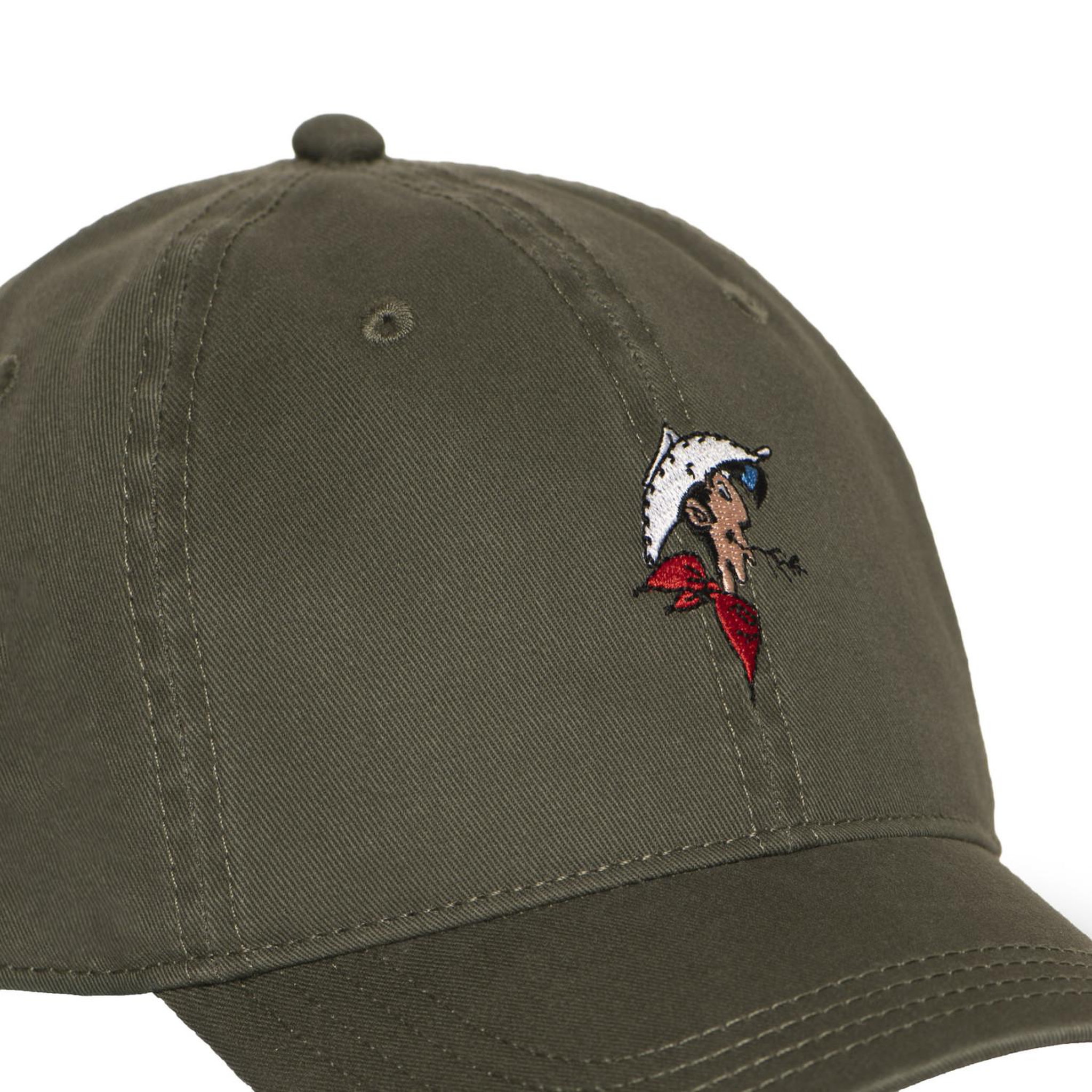 Voir la diapositive 3 : CAPSLAB Casquette dad cap avec broderie lucky luke head lucky