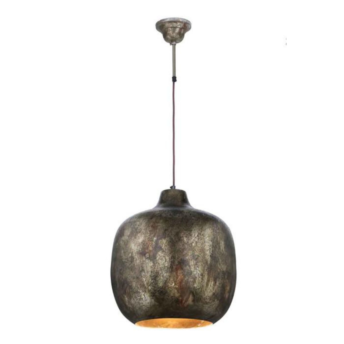 Paris Prix Lampe Suspension Vintage  Salyer  43cm Or