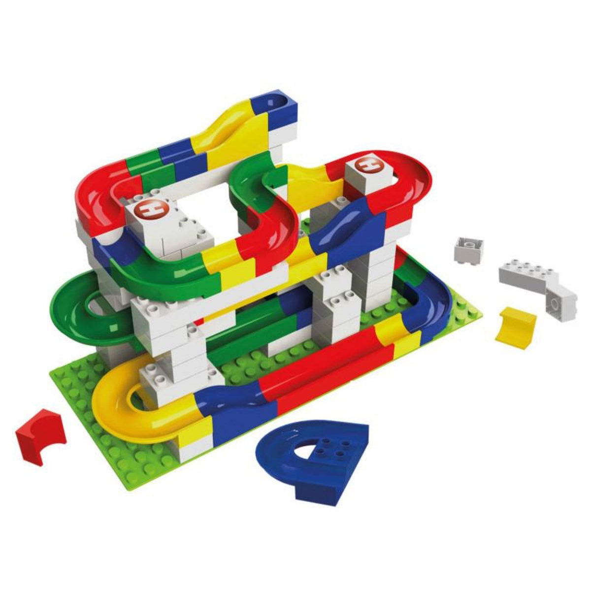 HUBELINO Hubelino toboggans sans briques 55 pièces