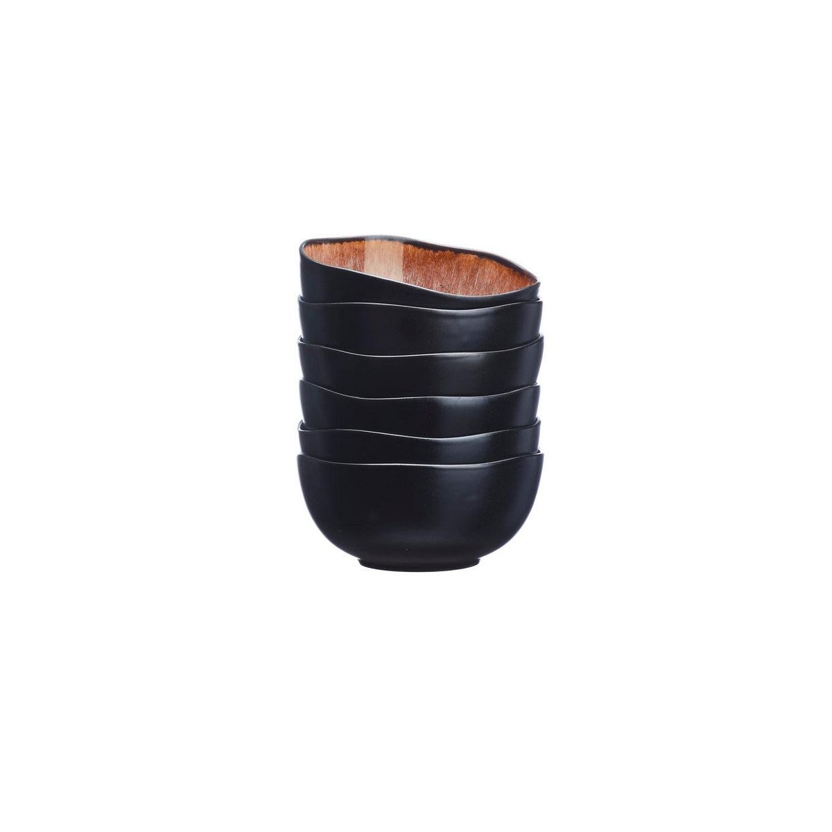 BJORN Bol IRIS Ø12cm - 6 pièces - Marron sauvage