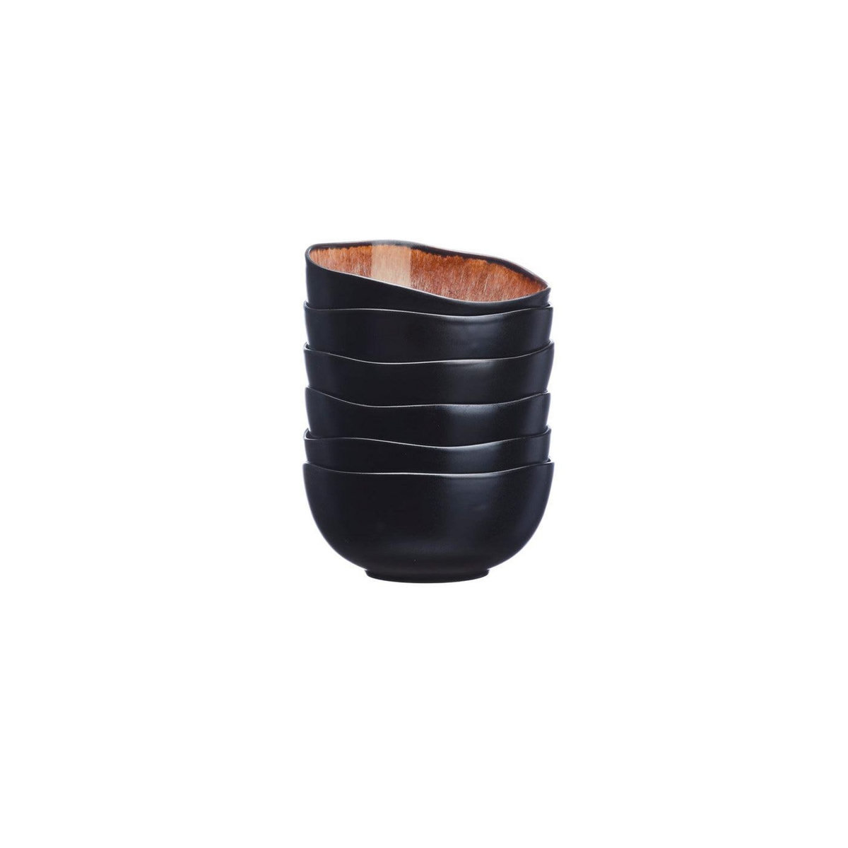 BJORN Bol IRIS Ø12cm - 6 pièces - Marron sauvage