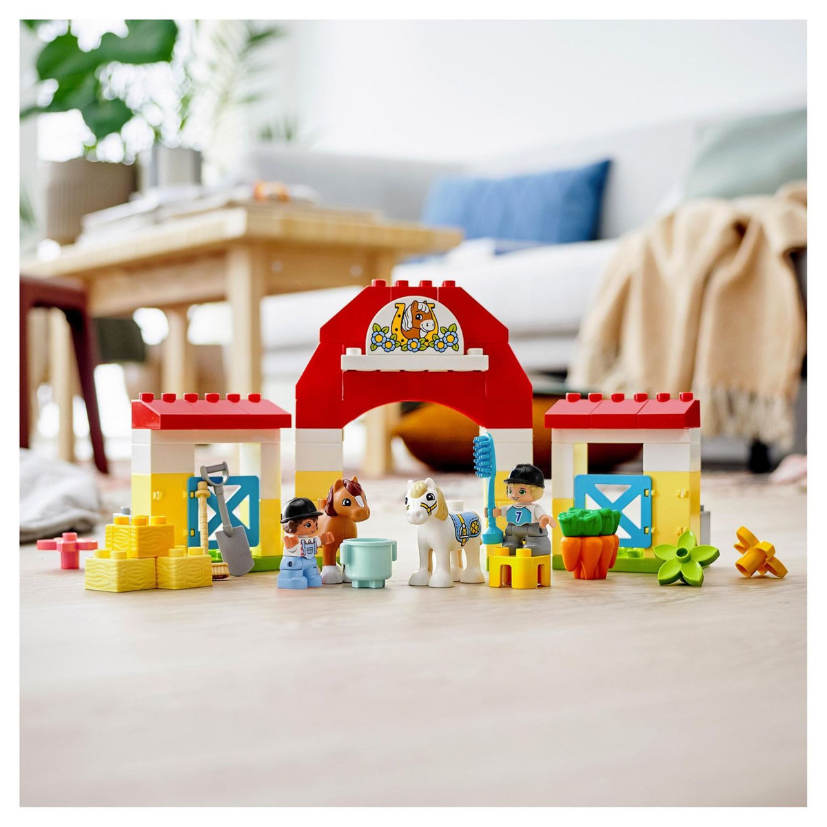 LEGO DUPLO 10951 - Town L&rsquo;Ecurie et les Poneys, Cheval