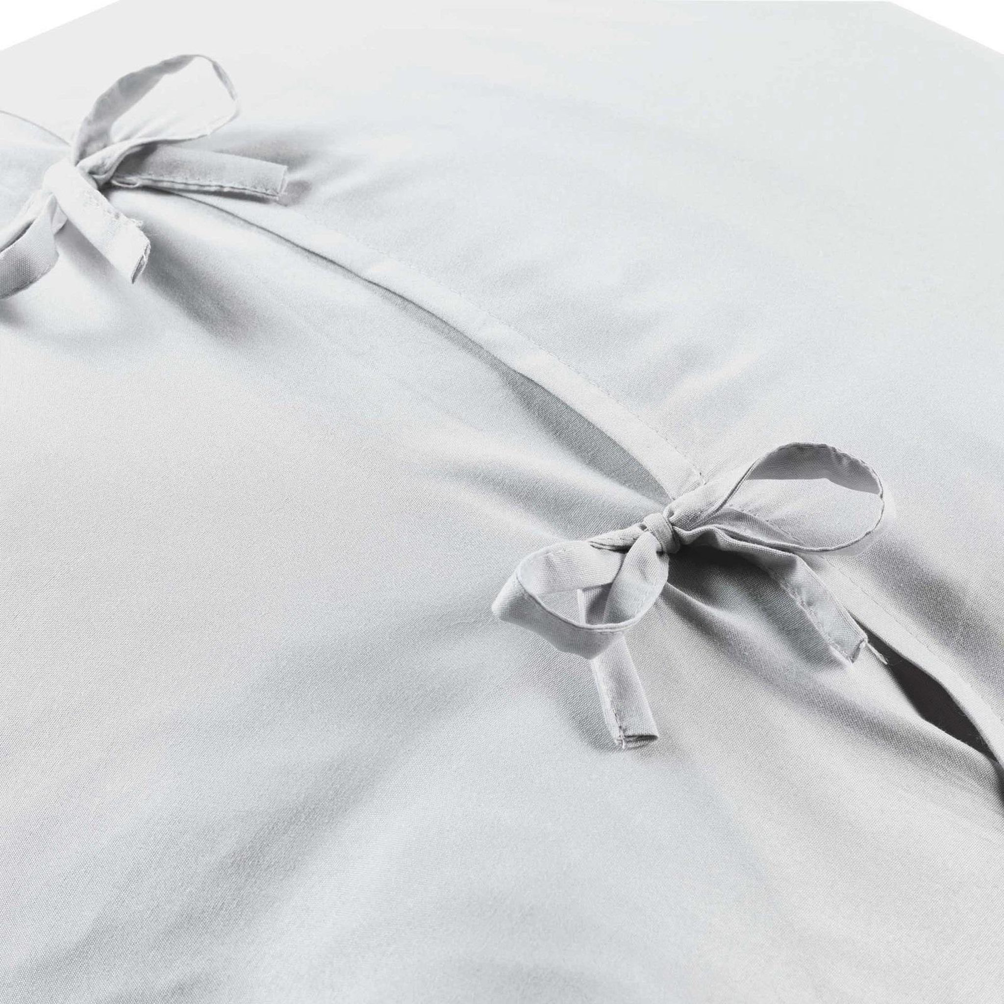 Voir la diapositive 3 : Eden Housse de coussin cottage 45 cm lin et blanc