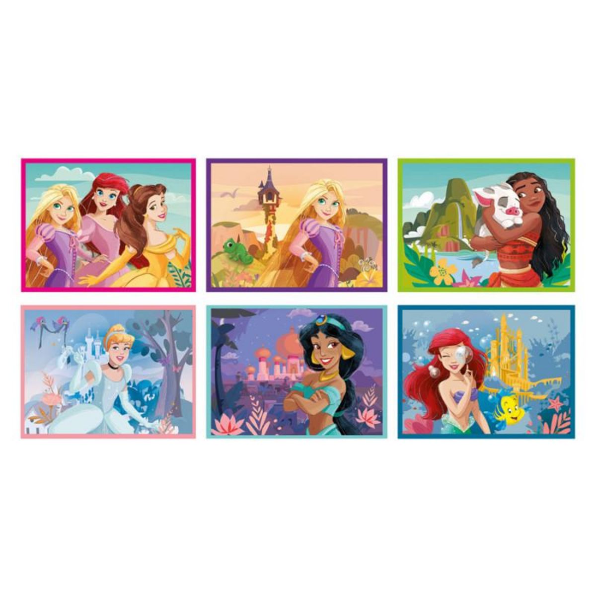 CLEMENTONI Clementoni Block Puzzle Disney Princess, 12pcs. 41197