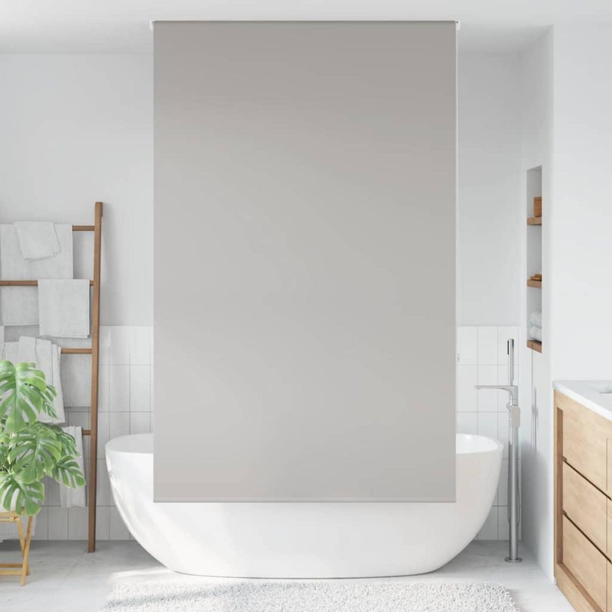 VIDAXL Store enrouleur de douche 120x240 cm largeur du tissu 116 cm