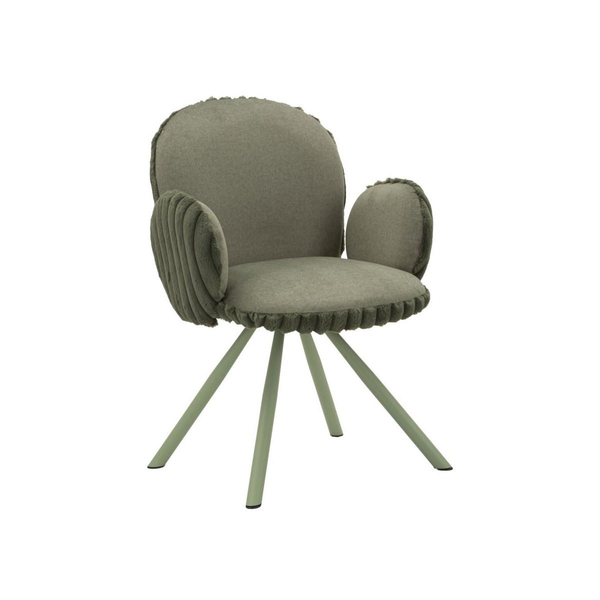 Voir la diapositive 2 : Paris Prix Lot de 2 chaises design  stoccolma  83cm vert