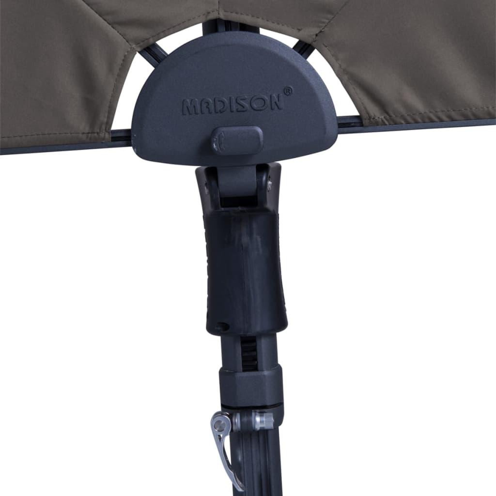 Voir la diapositive 5 : MADISON Madison Parasol de balcon Sun Wave 270x150 cm Gris clair