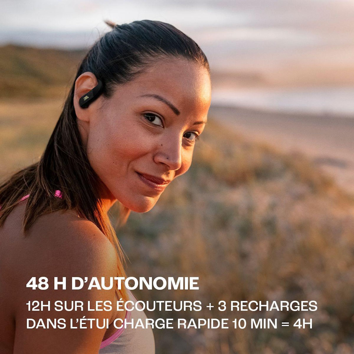 JBL Ecouteurs sport Endurance Peak 4 Noir et Vert