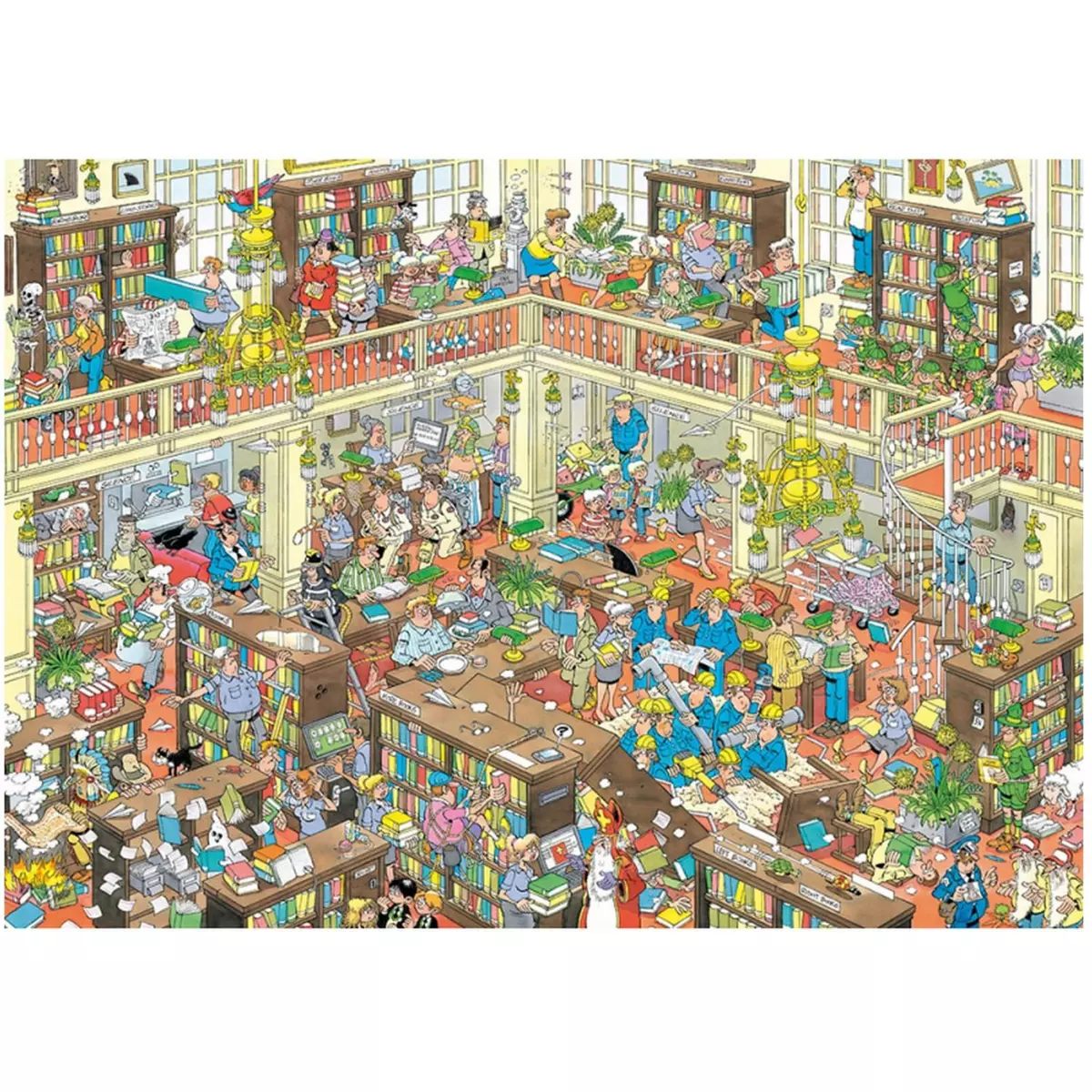 Jumbo Puzzle 1000 pièces : Jan Van Haasteren : La librairie