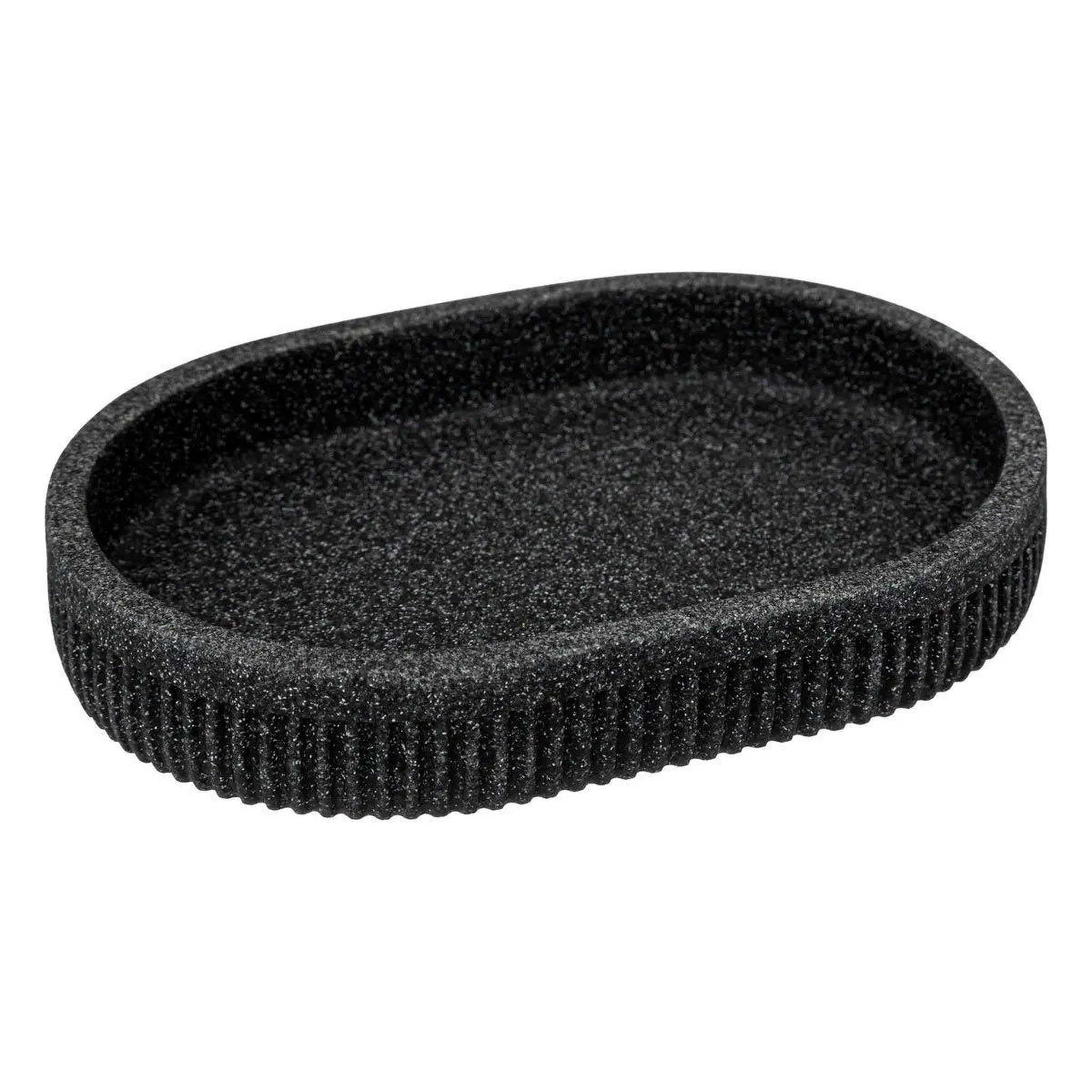 FIVE Porte savon design  onyx  13cm gris ardoise