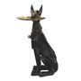 Voir la diapositive 1 : Paris Prix Vide-Poche Statue  Chien  73cm Noir