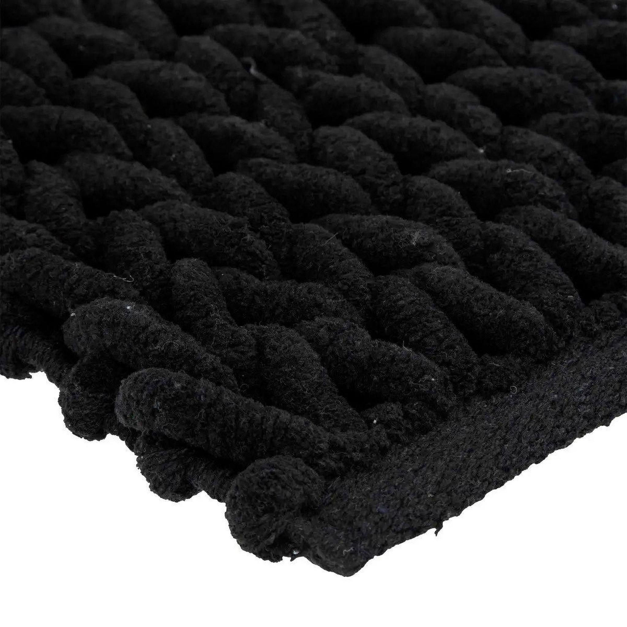 Voir la diapositive 2 : FIVE Tapis salle de bain  tissé épais  50x75cm noir khôl