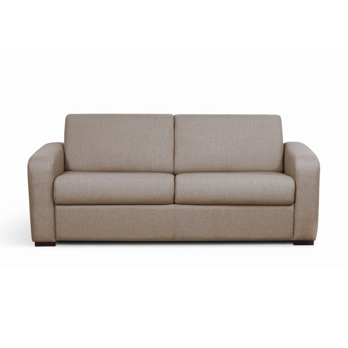 Canapé convertible système couchage express matelas 160x200 13cm 3 places en tissu  DYLAN 