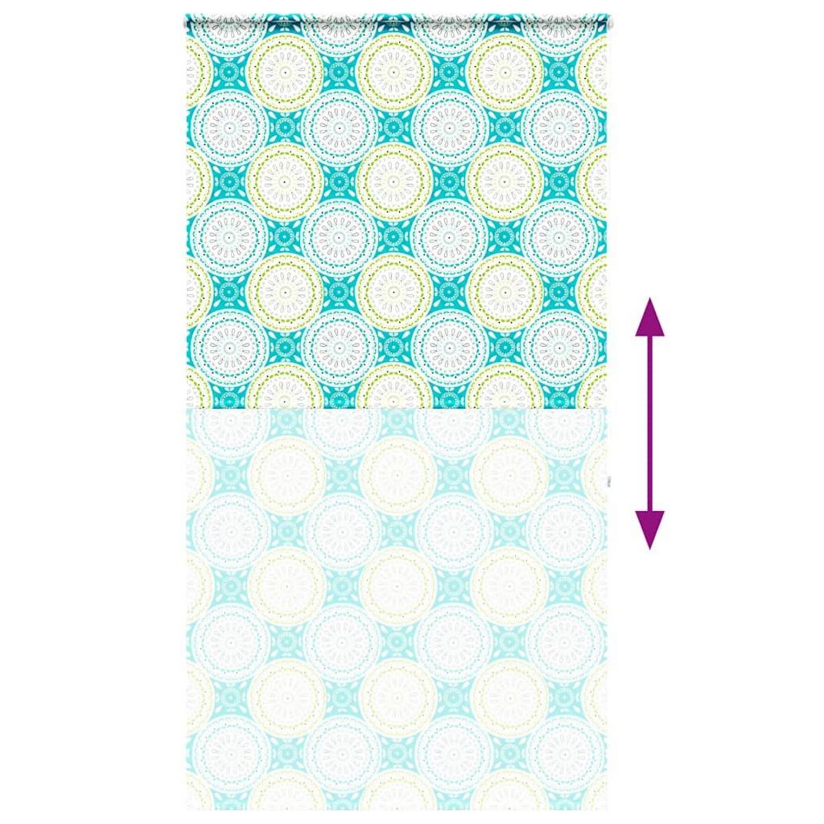 VIDAXL Store enrouleur de douche avec cassette largeur du tissu 136 cm