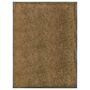 Voir la diapositive 1 : VIDAXL Paillasson lavable Marron 90x120 cm