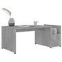 Voir la diapositive 3 : VIDAXL Table basse Gris beton 90x45x35 cm bois d'ingenierie
