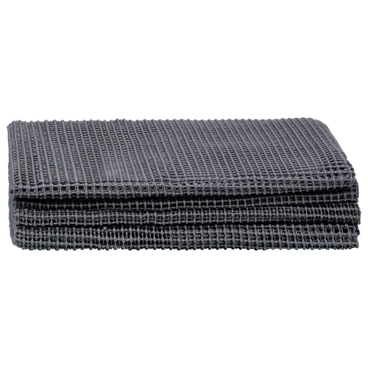 VIDAXL Tapis de tente 250x450 cm Anthracite