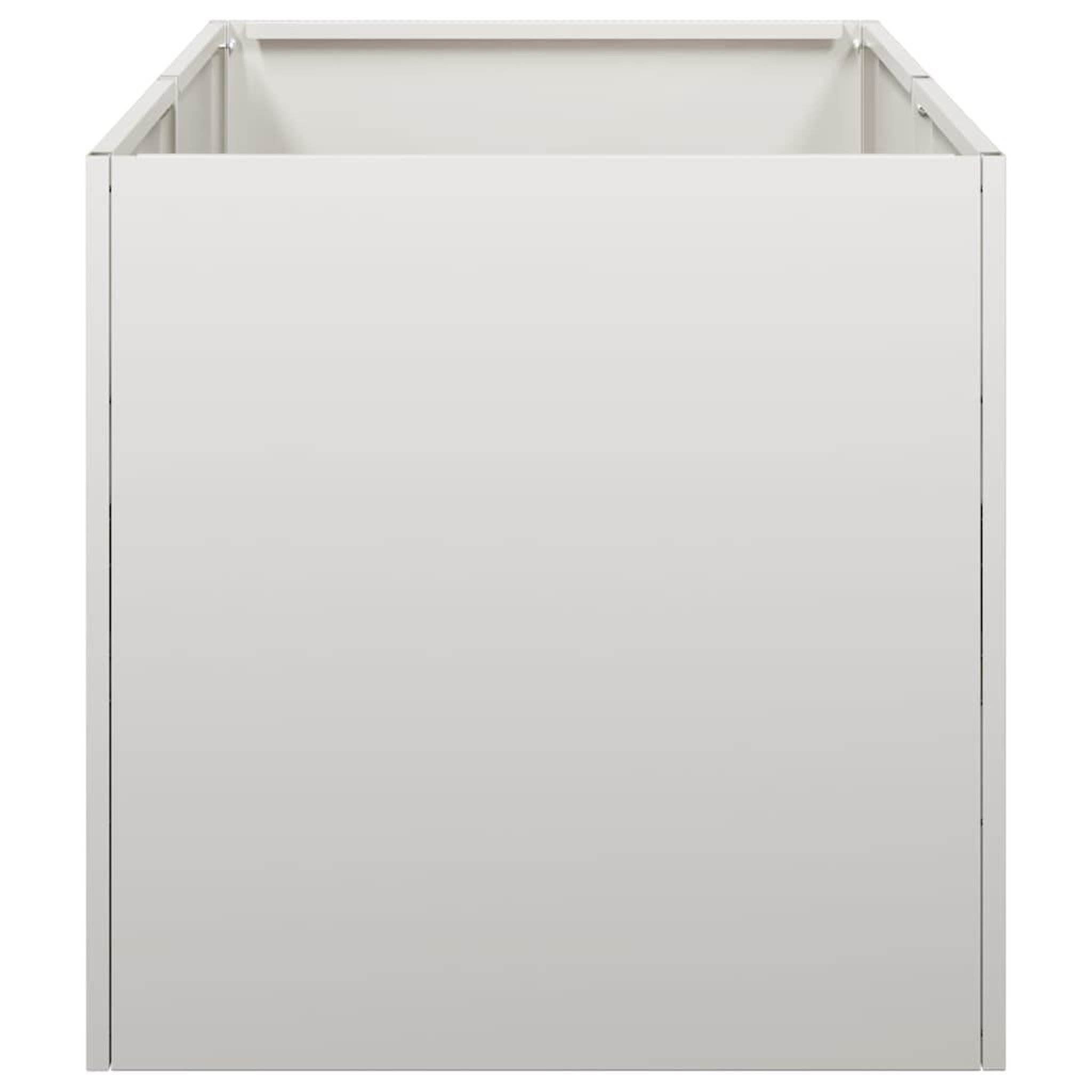 Voir la diapositive 4 : VIDAXL Jardiniere 40x80x40 cm acier inoxydable