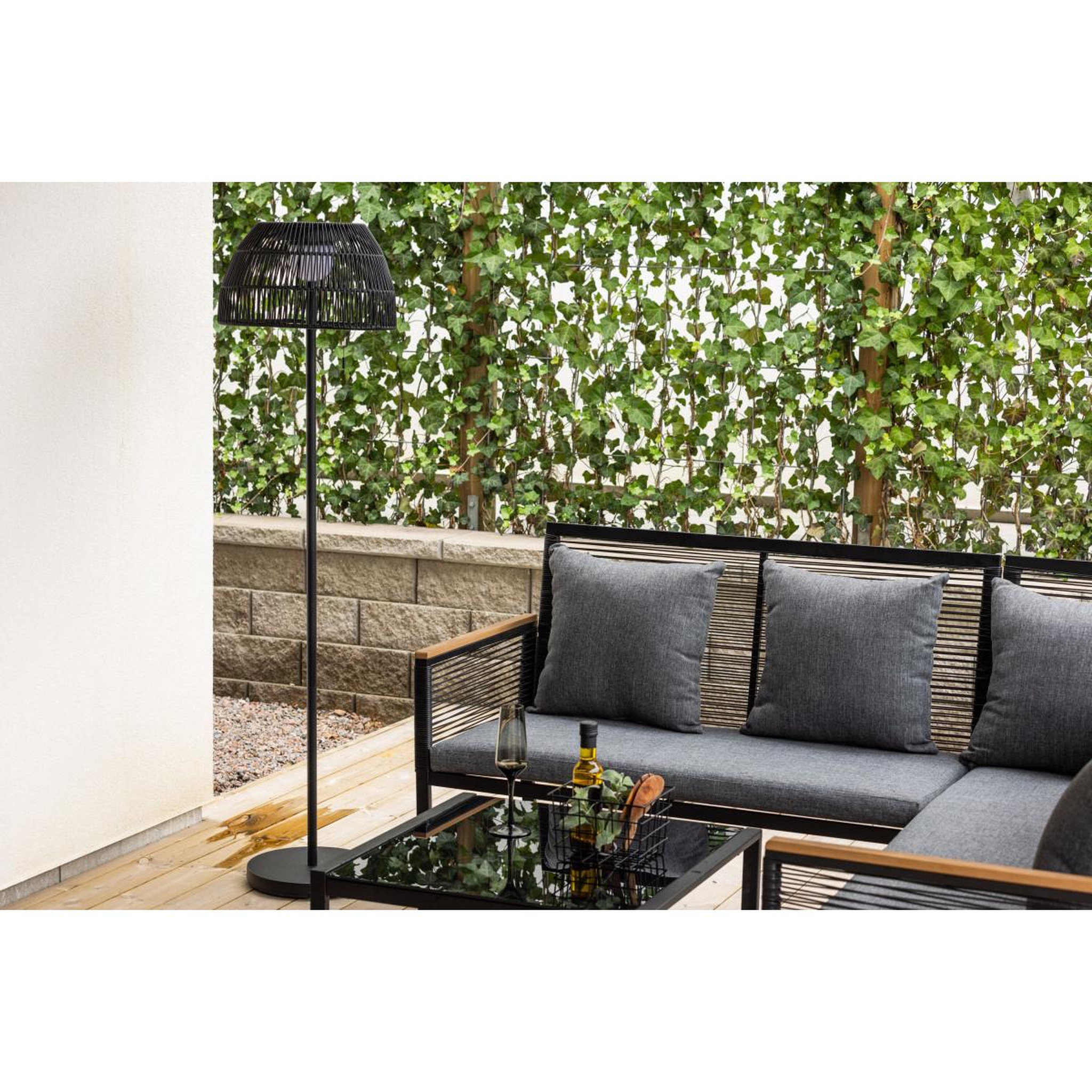 Voir la diapositive 6 : Paris Prix Lampadaire d'extérieur design  mabis  150cm noir
