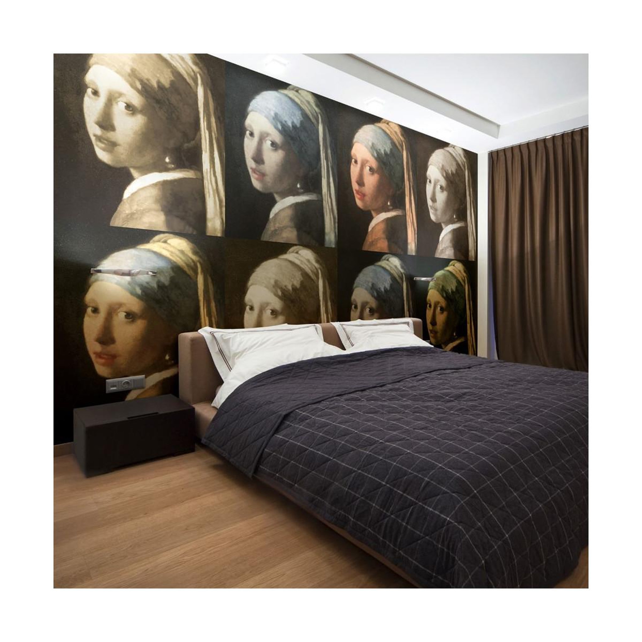 Paris Prix Papier peint  girl with a pearl earring pop art ii  450x270cm