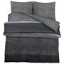 Voir la diapositive 2 : VIDAXL Ensemble de housse de couette gris fonce 140x200 cm Coton