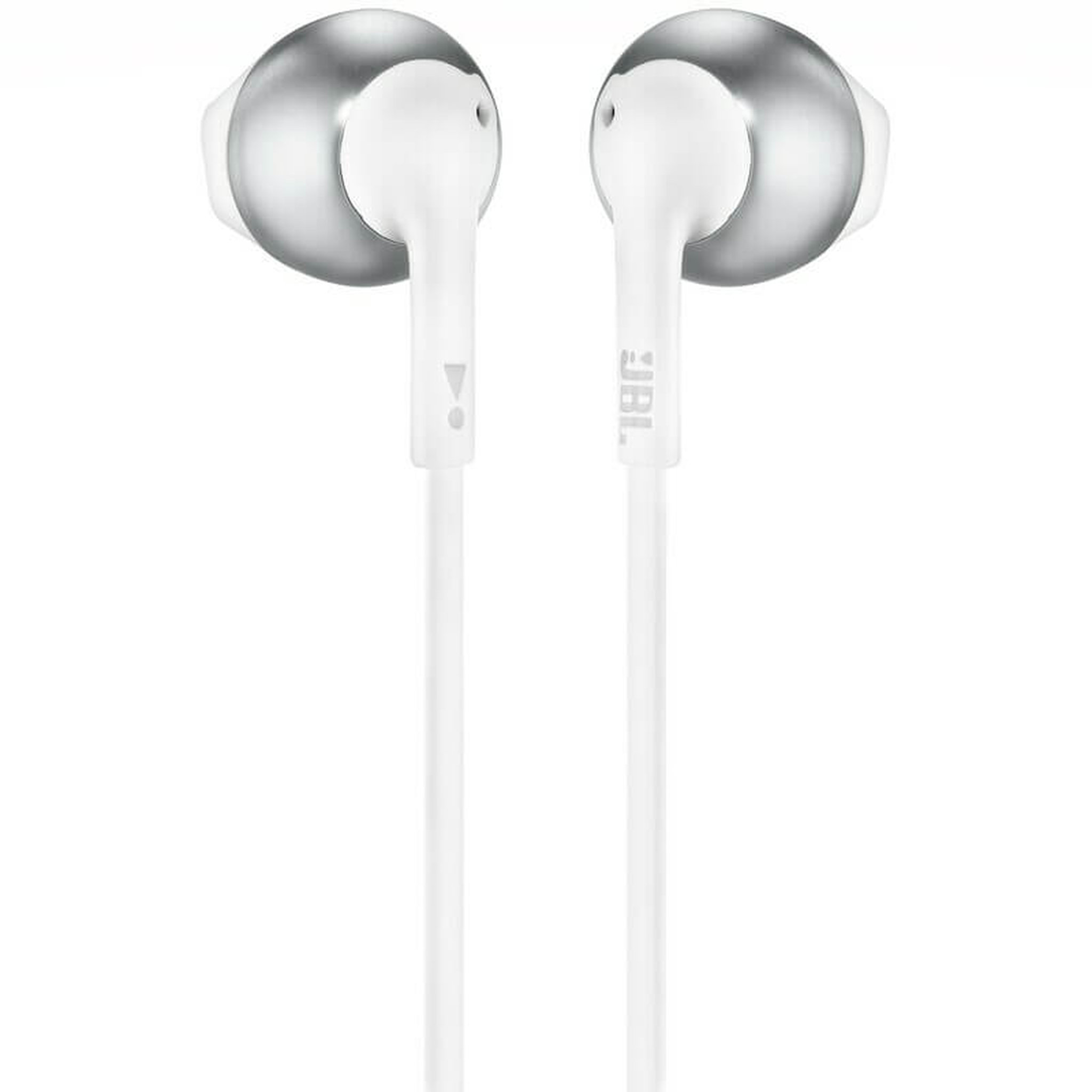 Voir la diapositive 2 : JBL Écouteurs boutons JBL T205 - Silver