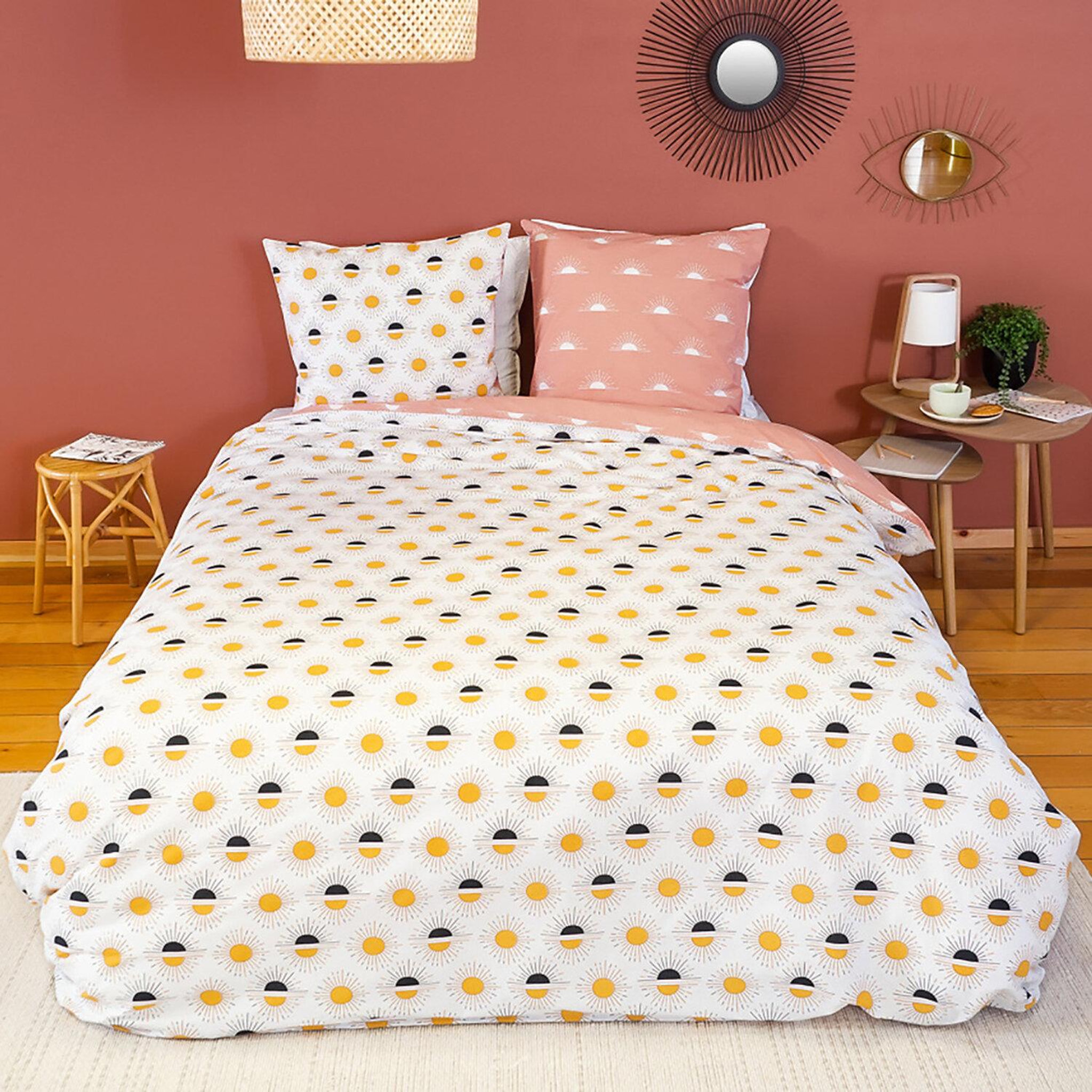 Home collection Parure de couette 3pcs 260x240cm better coton terramea