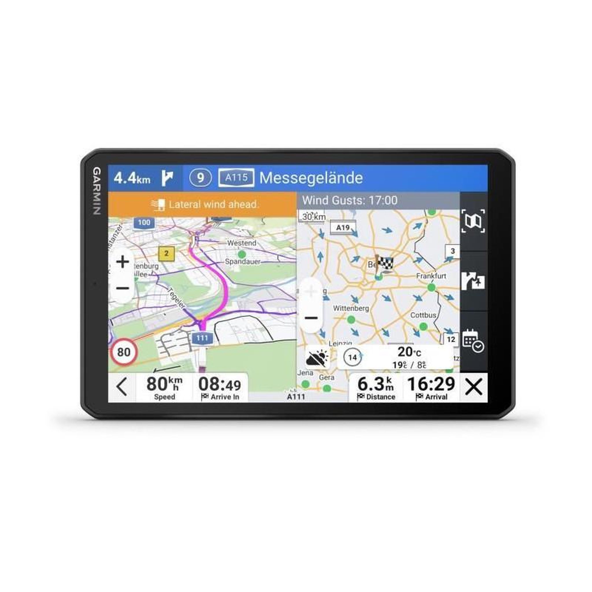 GARMIN GPS poids-lourds - GARMIN - Dezl LGV820 - Europe entiere, communauté dezl