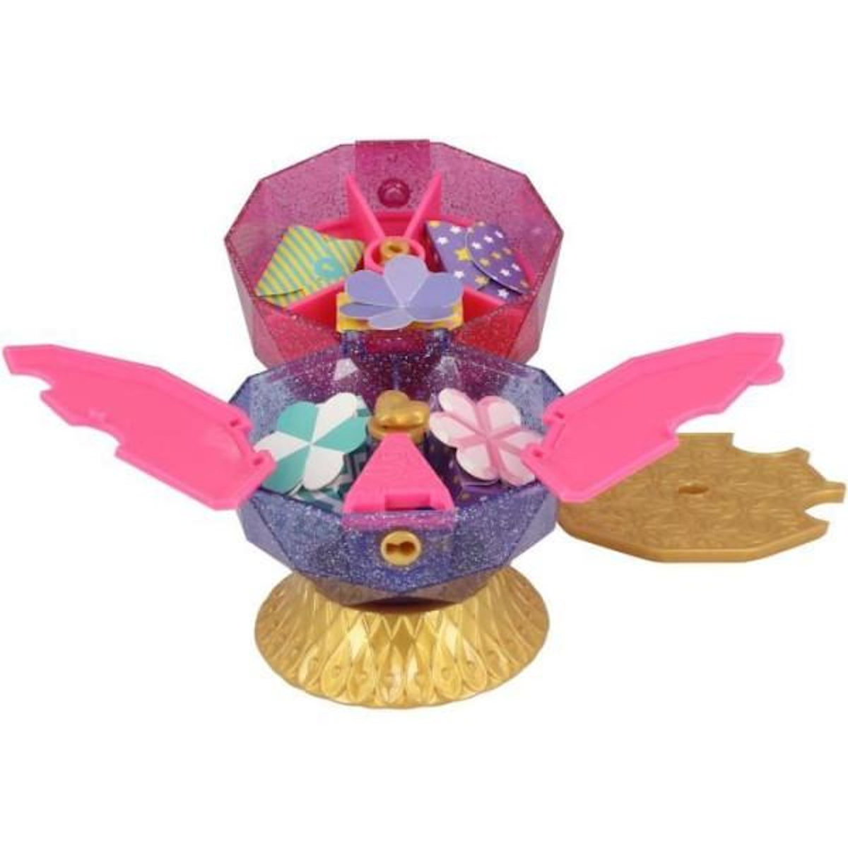 Taldec Jeu d imitation Taldec Funlockets Boîte à bijoux crystal cœur
