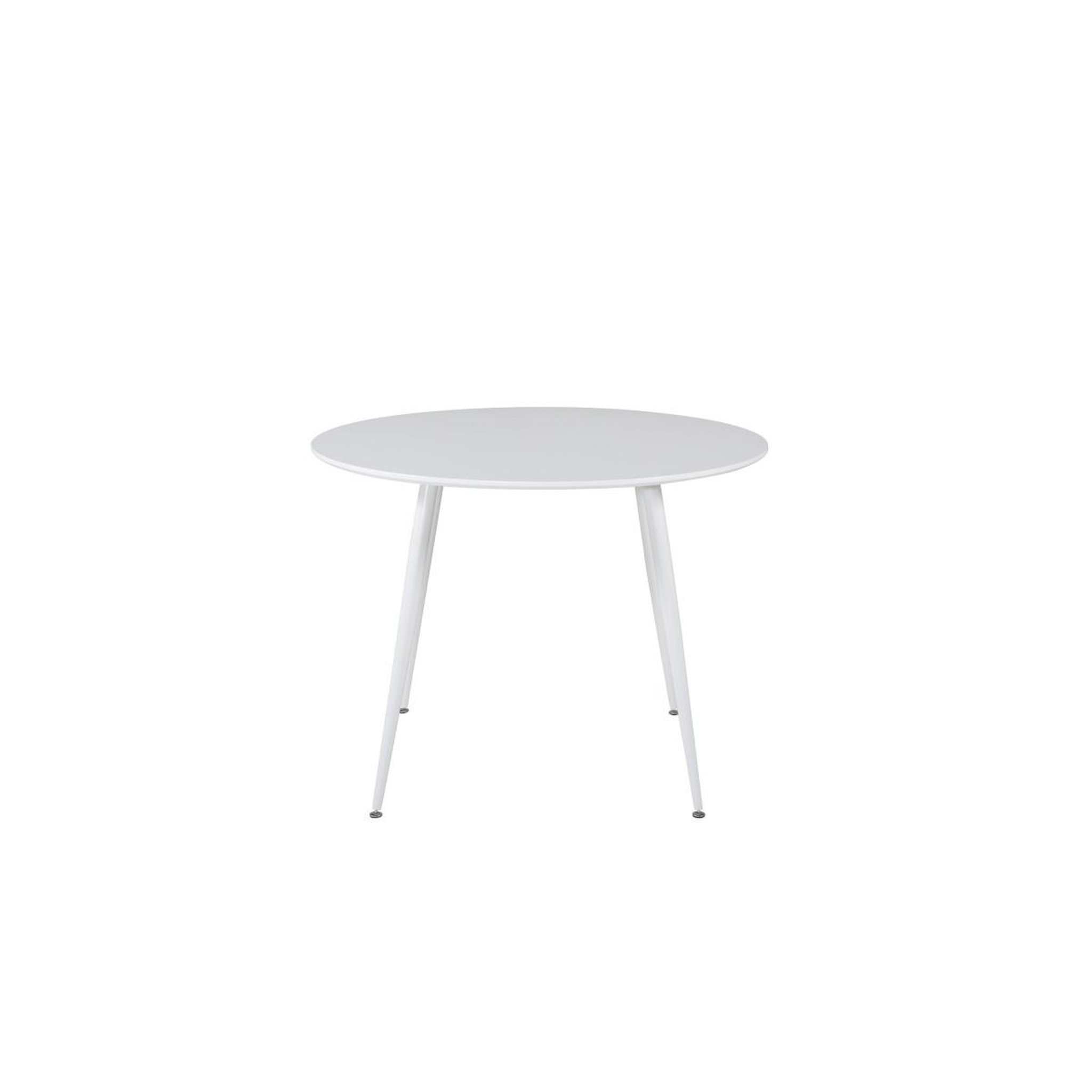 Voir la diapositive 2 : Paris Prix Table à manger ronde  plaza  100cm blanc