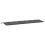 Voir la diapositive 2 : VIDAXL Coussin de banc de jardin anthracite 200x50x7 cm tissu oxford