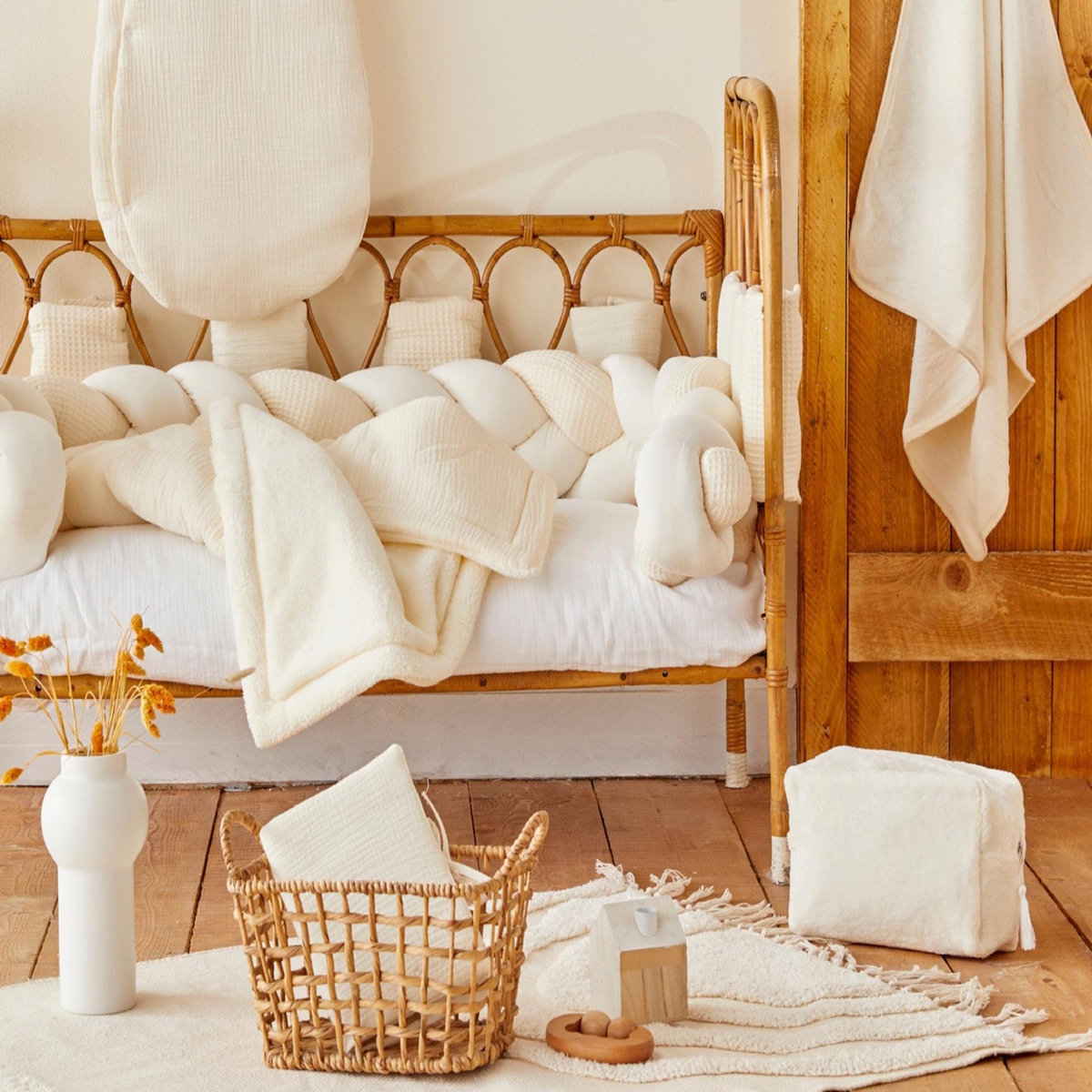 BB&CO Tour de lit bébé coton/polyester Mix and Match 10 pièces